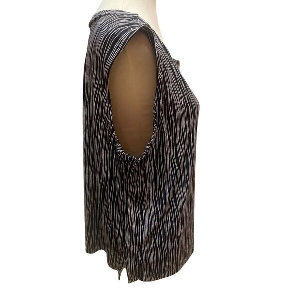 Graff Black and White Vintage Open Cardigan with Matching Camisol Blouse Size X- - Picture 10 of 15